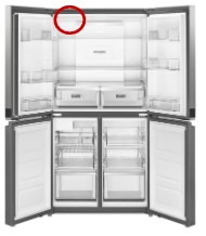 Refrigerator Model and Serial Number Location